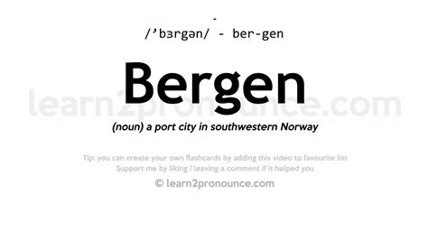 bergen pronunciation|landforms in bergen.